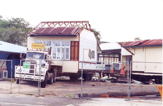 2001 - K Block was one of the original buildings on the current site and was removed to make way for the current building